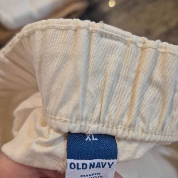 Old Navy Women's Cream Cotton/Spandex OGC High Waist Pants NEW - Picture 11 of 14